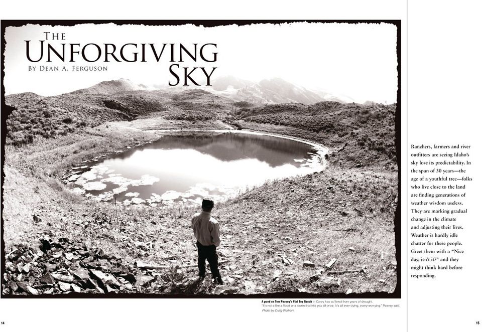 Sun Valley Guide: climate change, photograph by Craig Wolfrom