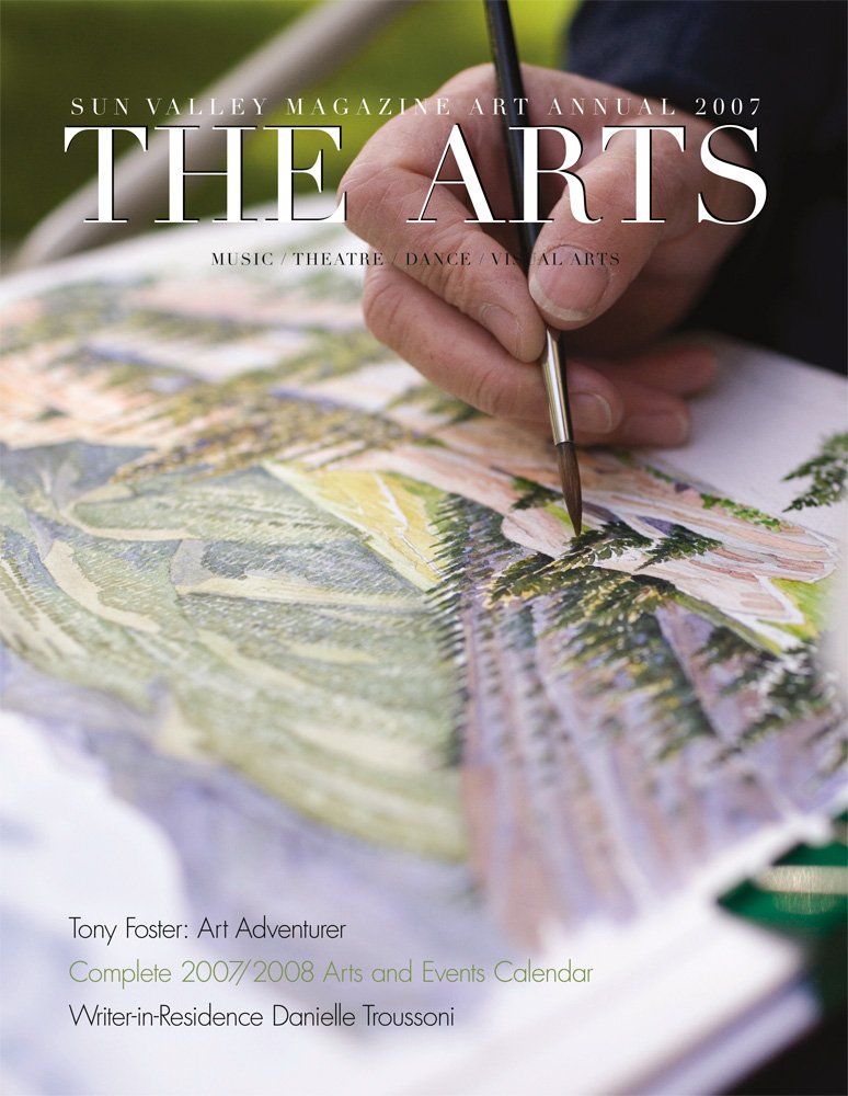 Sun Valley Magazine: arts cover, photograph by Craig Wolfrom